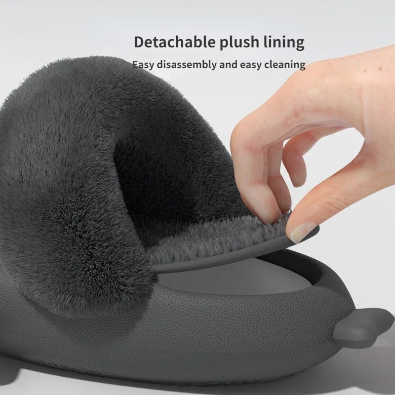 RSLIDES™: Shark Cozy Fur Slippers